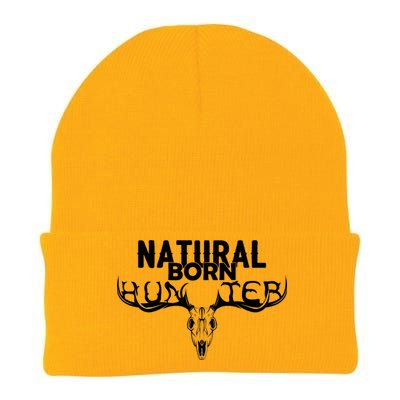 Natural Born Hunter Knit Cap Winter Beanie