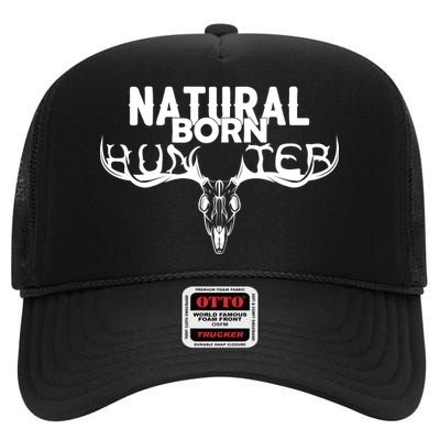 Natural Born Hunter High Crown Mesh Back Trucker Hat