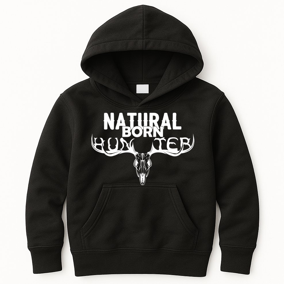 Natural Born Hunter Kids Hoodie