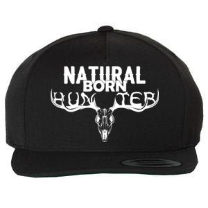 Natural Born Hunter Wool Snapback Cap