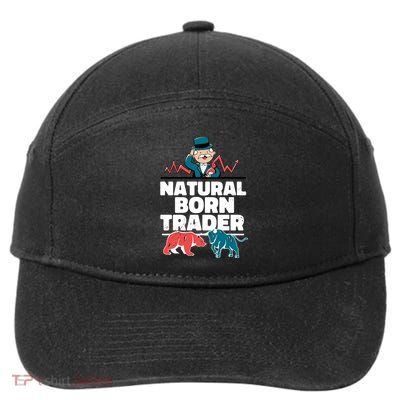 Natural Born Trader 7-Panel Snapback Hat
