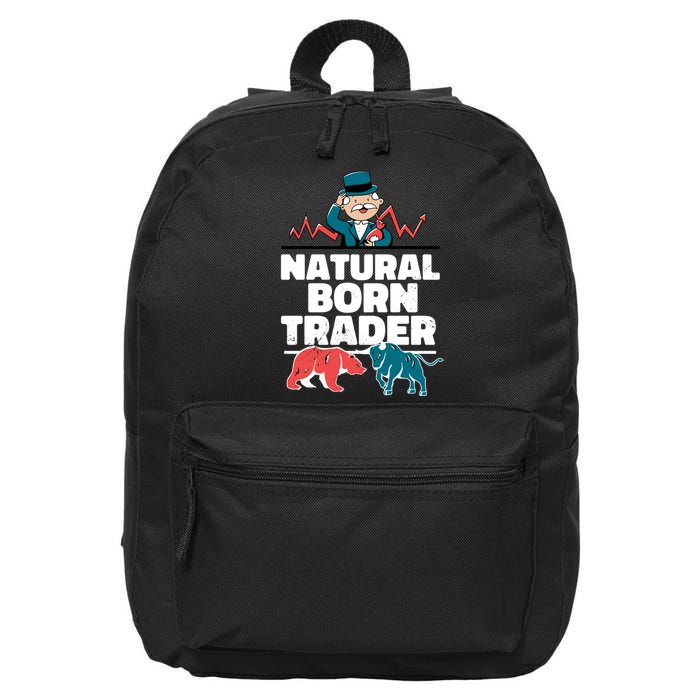 Natural Born Trader 16 in Basic Backpack
