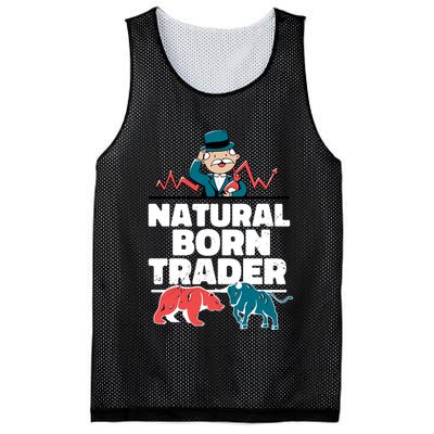 Natural Born Trader Mesh Reversible Basketball Jersey Tank