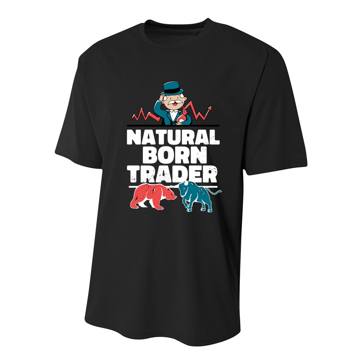 Natural Born Trader Youth Performance Sprint T-Shirt
