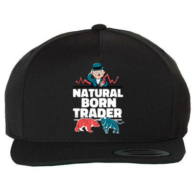 Natural Born Trader Wool Snapback Cap