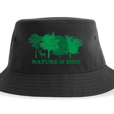 Nature And Shit Sustainable Bucket Hat