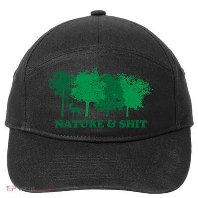 Nature And Shit 7-Panel Snapback Hat