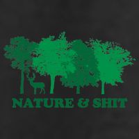 Nature And Shit Golf Towel