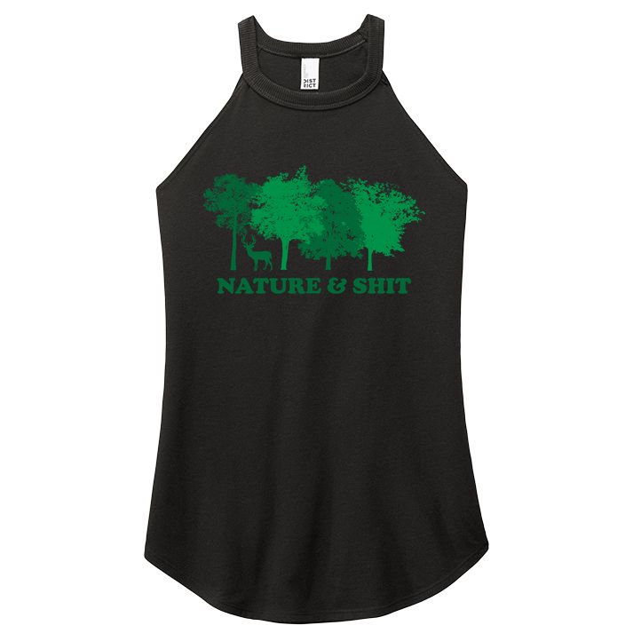 Nature And Shit Women's Perfect Tri Rocker Tank