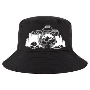 Nature Camera Waterfall Cool Comfort Performance Bucket Hat