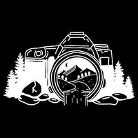 Nature Camera Waterfall USA-Made Doggie Bandana
