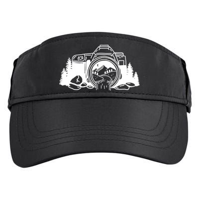 Nature Camera Waterfall Adult Drive Performance Visor
