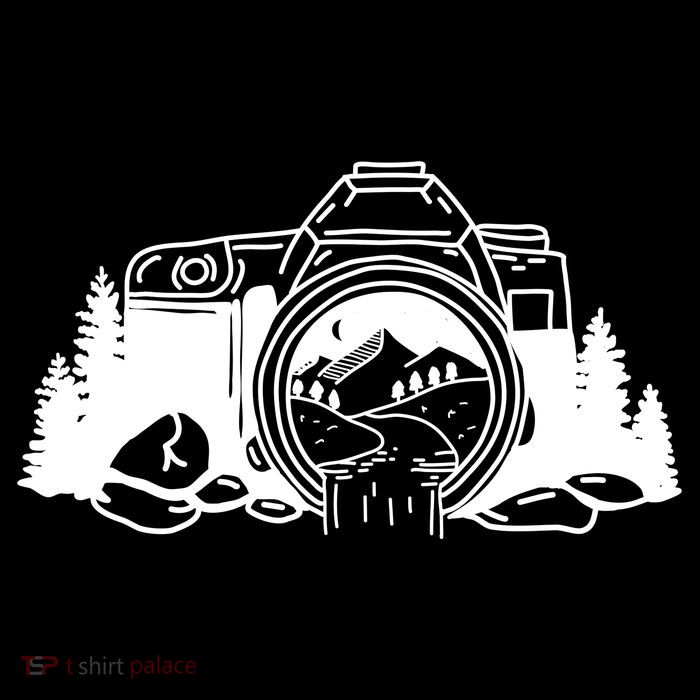 Nature Camera Waterfall Baby Bodysuit