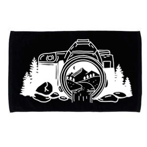 Nature Camera Waterfall Microfiber Hand Towel