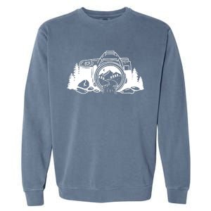 Nature Camera Waterfall Garment-Dyed Sweatshirt