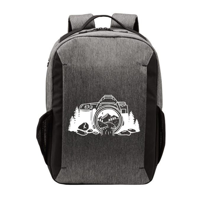 Nature Camera Waterfall Vector Backpack