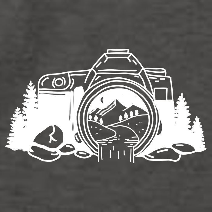 Nature Camera Waterfall Vector Backpack