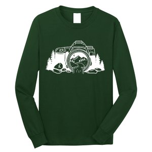 Nature Camera Waterfall Long Sleeve Shirt