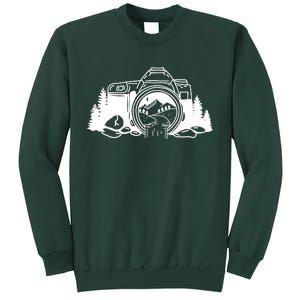 Nature Camera Waterfall Sweatshirt