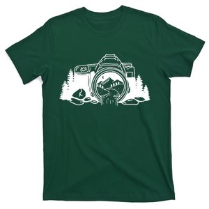 Nature Camera Waterfall T-Shirt