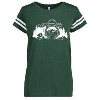 Nature Camera Waterfall Enza Ladies Jersey Football T-Shirt