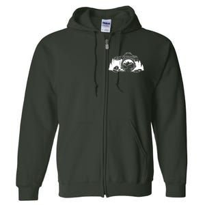 Nature Camera Waterfall Full Zip Hoodie