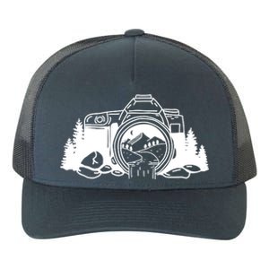 Nature Camera Waterfall Yupoong Adult 5-Panel Trucker Hat