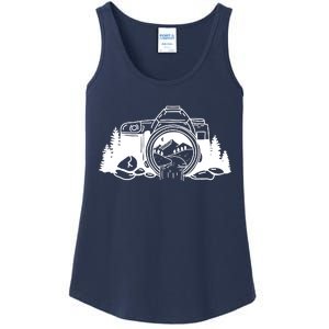 Nature Camera Waterfall Ladies Essential Tank