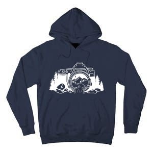 Nature Camera Waterfall Tall Hoodie