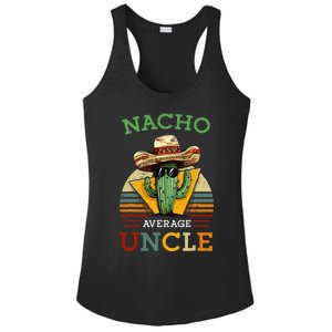 Nacho Average Uncle Mexican Joke Ladies PosiCharge Competitor Racerback Tank