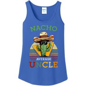 Nacho Average Uncle Mexican Joke Ladies Essential Tank