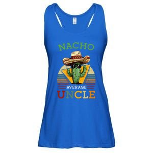 Nacho Average Uncle Mexican Joke Ladies Essential Flowy Tank