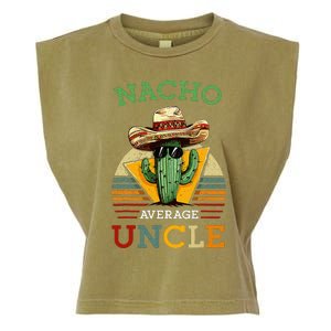 Nacho Average Uncle Mexican Joke Garment-Dyed Women's Muscle Tee