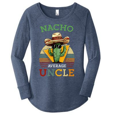 Nacho Average Uncle Mexican Joke Women's Perfect Tri Tunic Long Sleeve Shirt