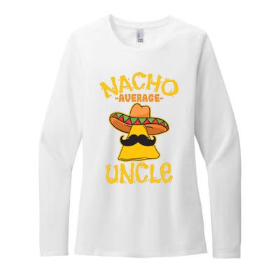 Nacho Average Uncle Cinco De Mayo Sombrero Mexican Womens CVC Long Sleeve Shirt