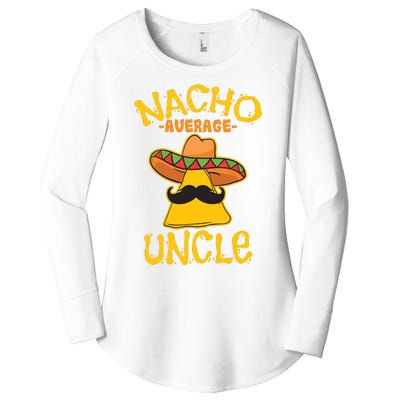 Nacho Average Uncle Cinco De Mayo Sombrero Mexican Women's Perfect Tri Tunic Long Sleeve Shirt