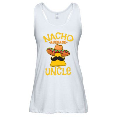 Nacho Average Uncle Cinco De Mayo Sombrero Mexican Ladies Essential Flowy Tank