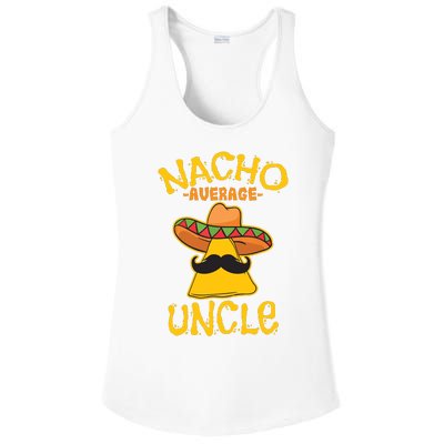 Nacho Average Uncle Cinco De Mayo Sombrero Mexican Ladies PosiCharge Competitor Racerback Tank