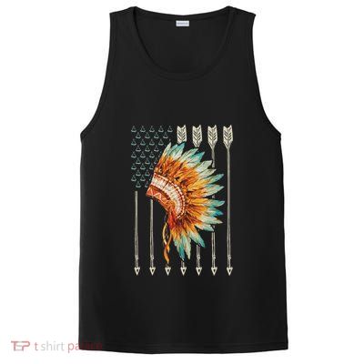 Native American Usa Flag PosiCharge Competitor Tank