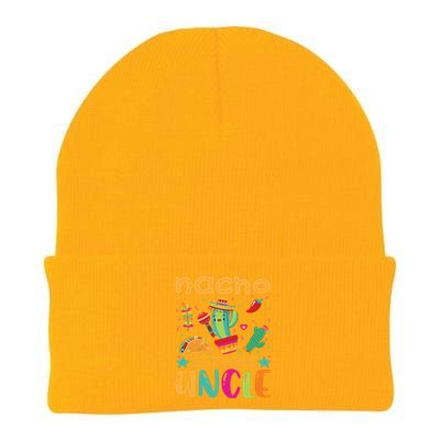 Nacho Average Uncle Typography T Knit Cap Winter Beanie