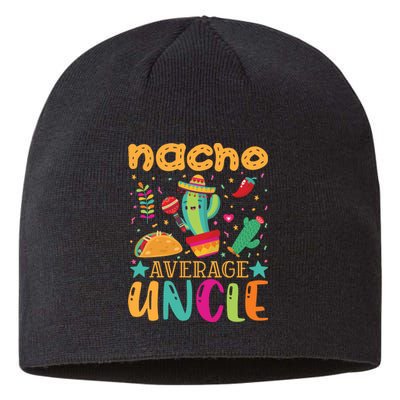 Nacho Average Uncle Typography T Sustainable Beanie