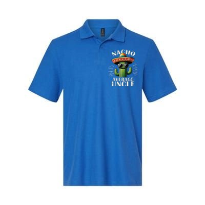 Nacho Average Uncle Funny Cool For Great Uncle Softstyle Adult Sport Polo