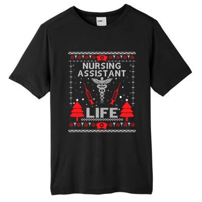 Nursing Assistant Ugly Christmas Sweaters Matching Group Gift Tall Fusion ChromaSoft Performance T-Shirt