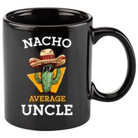 Nacho Average Uncle Funny Mexican Uncle Cactus Cinco De Mayo 11oz C Handle Ceramic Mug