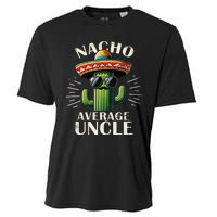 Nacho Average Uncle Gift Funny Best Uncle Cooling Performance Crew T-Shirt