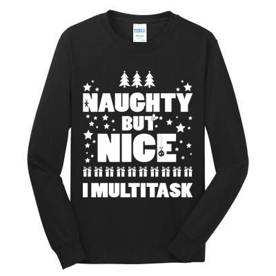 Naughty But Nice I Multitask Tall Long Sleeve T-Shirt