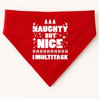 Naughty But Nice I Multitask USA-Made Doggie Bandana