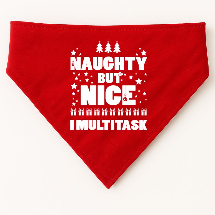 Naughty But Nice I Multitask USA-Made Doggie Bandana