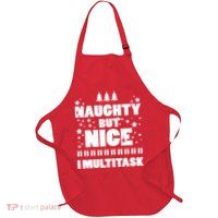 Naughty But Nice I Multitask Full-Length Apron With Pockets