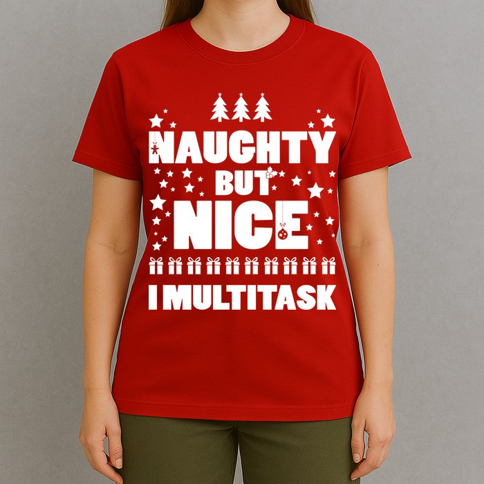 Naughty But Nice I Multitask T-Shirt